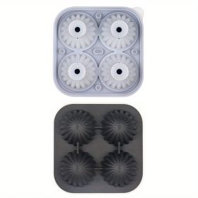 1pc Fairy Ball Ice Tray Ice Ball Mold Whiskey Silicone Ice Box Silicone Ice Tray Ice Ball With Funnel Integrated
