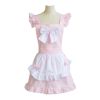Vintage Apron Bowknot Cross Back Apron Maid Apron Restaurant/Kitchen/Cafe/Bakery