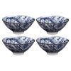 1.3 oz Japanese Tea Cups Sake Cup Ceramic Mini Wine Cup Handmade Chinese Kungfu Teacups, 4 Pcs