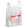 Pack of 2000 Thank You Plastic Bags 6 x 3 x 12. Carry-Out T-Shirt Bags 6x3x12