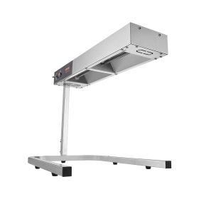 VEVOR French Fry Food Warmer, 750W Commercial Strip Food Heating Lamp, Electric Stainless Steel Warming Light Dump Station