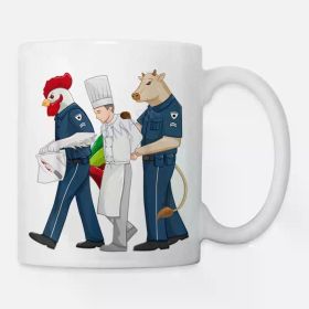Funny Chef Accused of Murder Restaurant Cook Kitchen Worker 334040 coffee mug 11oz AM