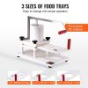 VEVOR Commercial Burger Patty Maker, 3 Convertible Mold(2/4/5-inch) Manual Beef Patty Maker, 1.5KG Large-Capacity Hopper Hamburger Press Machine