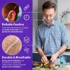 White Disposable Beard Nets for Men Food Service