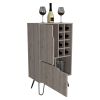 Serbia Kitchen Island, One Cabinet, Four Open Shelves
