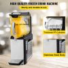 VEVOR 110V Slushy Machine 10L Frozen Drink Maker 600W Automatic Clean Day and Night Modes for Supermarkets Cafes Restaurants Snack Bars Commercial Use