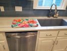 Peonies in Watercolor Dish Drying Mat Absorbent Dish Drying Mat Pad for Kitchen Counter Dish Drainer Mat for Countertop, 14 x 21", Multicolor