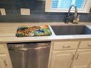 Cheetah Dish Drying Mat Absorbent Dish Drying Mat Pad for Kitchen Counter Dish Drainer Mat for Countertop, 14 x 21", Multicolor