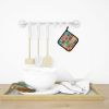 Lots of Flashy Fawn Boxer Pair of Pot Holders Kitchen Heat Resistant Pot Holders Sets Oven Hot Pads for Cooking Baking BBQ, 7 1/2 x 7 1/2