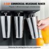 VEVOR Milkshake Maker, 375W x 3 Electric Milkshake Machine, Triple Heads Drink Mixer Blender Machine