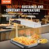 VEVOR French Fry Food Warmer, 750W Commercial Strip Food Heating Lamp, Electric Stainless Steel Warming Light Dump Station
