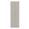 DEPOT E-SHOP Dakari Multistorage Double Door Cabinet, Five Shelves, White Washed Oak