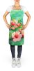 Delaware Peach Blossom in Watercolor Apron Cooking Kitchen Server Baking Crafts Gardening for Adult Women Men, Unisex, Large, Multicolor