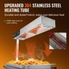 VEVOR French Fry Food Warmer, 750W Commercial Strip Food Heating Lamp, Electric Stainless Steel Warming Light Dump Station