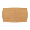 Natural Oak Finish Dining Table 1pc Casual Look Wooden Dining Kitchen Furniture
