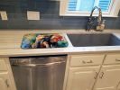 Elephant Dish Drying Mat Absorbent Dish Drying Mat Pad for Kitchen Counter Dish Drainer Mat for Countertop, 14 x 21", Multicolor