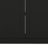 Zurich Cabinet Set, Two Shelves Black