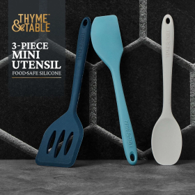 Thyme and Table Silicone Mini Kitchen Utensil Set, 3 pcs